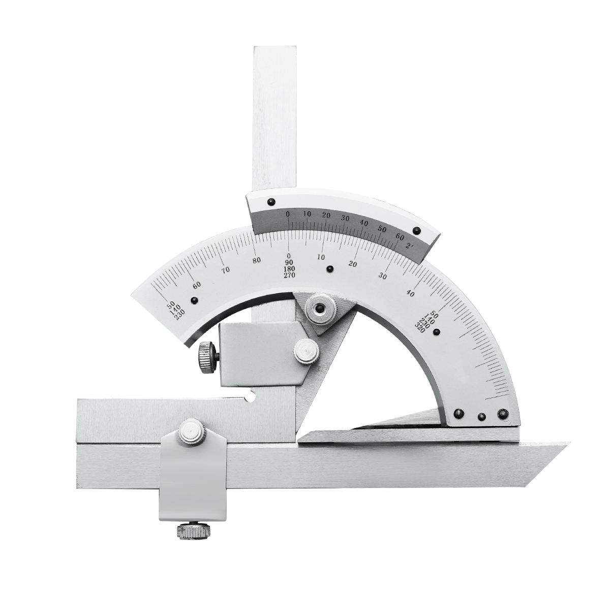 Universal bevel protractor for multi angel 0-320 degree Bevel Vernier Protractor Measure tool angle ruler