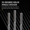 HSS High Precision CNC metal cutting tools Straight Shank Solid Tungsten Carbide Reamer For Metal