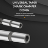 High Precision Morse Taper Shank End Milling Taper Morse Shank Welding Carbide Mill Cutter Straight edge end mill