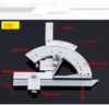 Universal angle ruler 0-320 degree stainless steel protractor