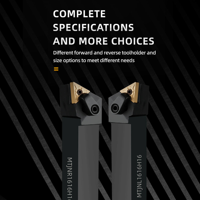 MTJNR2525 Triangular Blade Outer Circular Turning Tool 