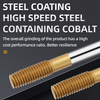 High Quality HSS M35 Titanium Coated Steel Threading Taps Straight Flute Tap for Stainless Steel Machine screw tap