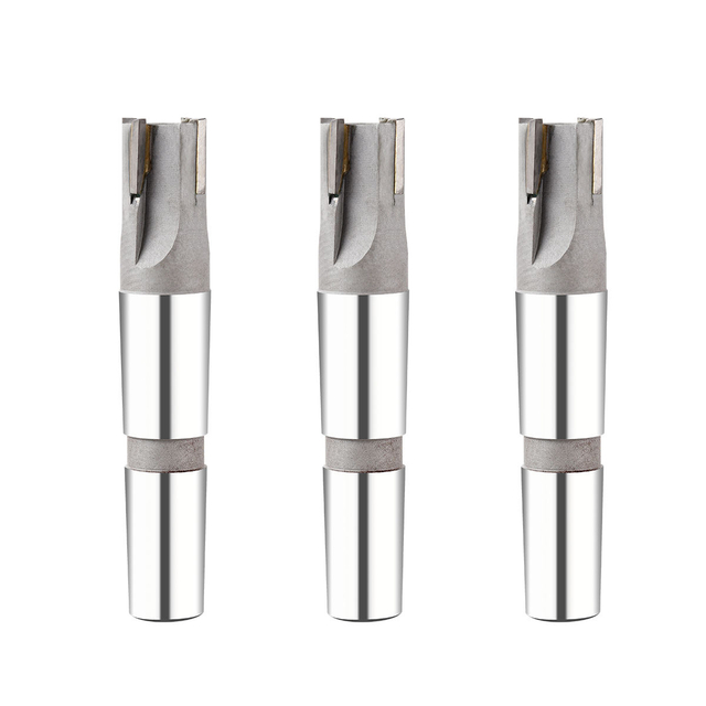 High Precision Morse Taper Shank End Milling Taper Morse Shank Welding Carbide Mill Cutter Straight edge end mill