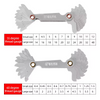 Thread Pitch Gauge Stainless Steel 55/60 Degree Metric Inch Thread Plug Gauge Gear Tooth Screw Pitch Gauge