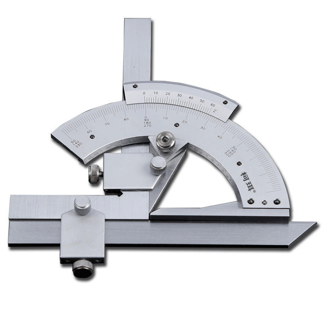 Universal angle ruler 0-320 degree stainless steel protractor