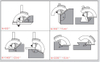 Universal angle ruler 0-320 degree stainless steel protractor