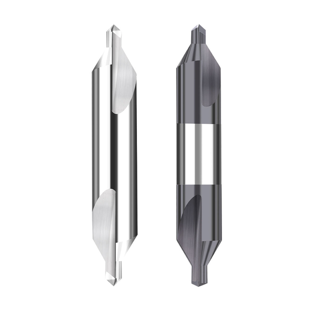 HRC58 Carbide Tungsten Steel 60 Degree Center Drill Stainless Steel Hardened Double-Head Fixed-Point Drill Aluminum