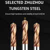 Carbide twist drill bits for CNC machine tools HRC58 carbide router bits for steel CNC twist drill bit