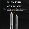 HSS Screw Tap Drill Bit M3-M8 Metric Straight Flute Thread Tap Drill Bits Set hand screw tap