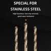 HSS Cobalt M35 High Speed Steel Straight Shank Twist Jobber Drill Bit For Metal Stainless Steel Bit