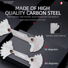 Thread Pitch Gauge Stainless Steel 55/60 Degree Metric Inch Thread Plug Gauge Gear Tooth Screw Pitch Gauge