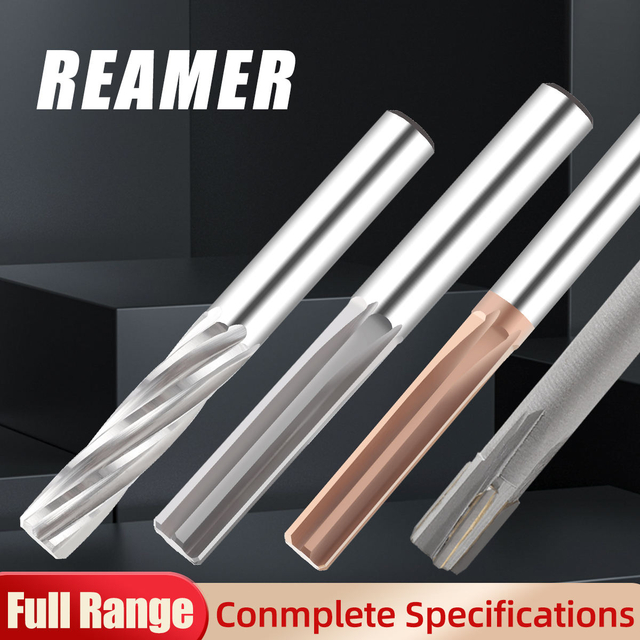 HRC 55/60 Solid Tungsten Carbide CNC Straight Groove Reamer Coating Machine Reamer Flutes Standard