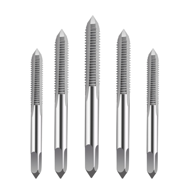 HSS Screw Tap Drill Bit M3-M8 Metric Straight Flute Thread Tap Drill Bits Set hand screw tap