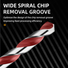 HSS fully ground twist drill Bits High hardness drill for stainless steel metal High Quality Straight Shank Twist Drill Bits