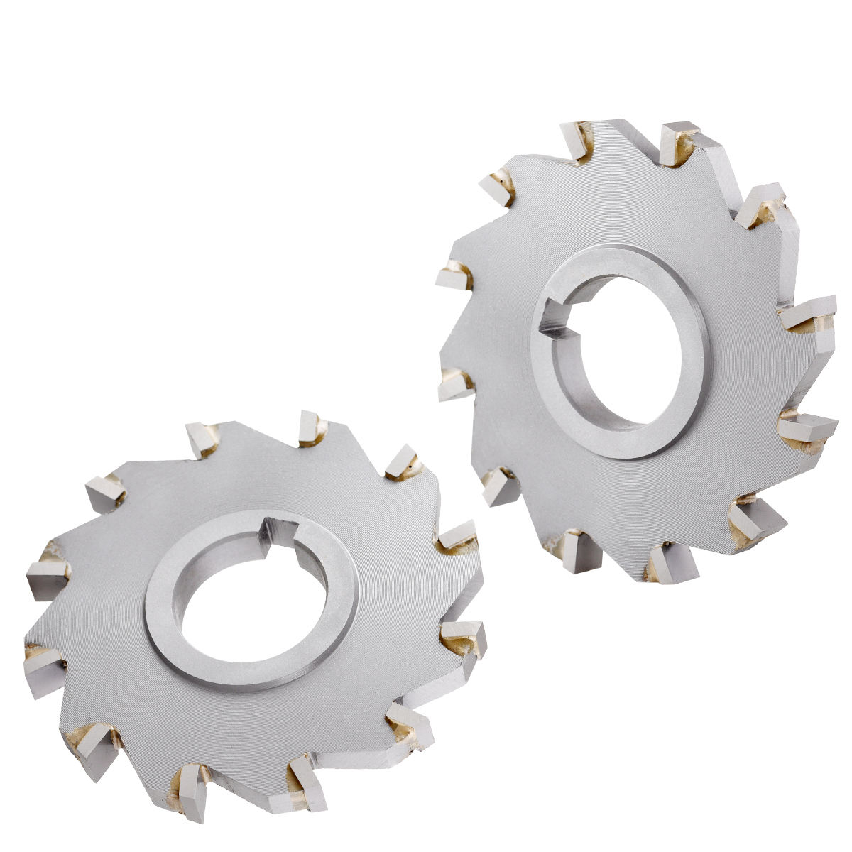 Tungsten Carbide Three Side Edge Milling Cutter Face And Side Milling Cutter With Straight Teeth
