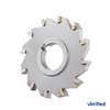 Tungsten Carbide Three Side Edge Milling Cutter Face And Side Milling Cutter With Straight Teeth